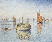 Paul Signac concarneau oil on canvas